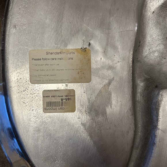 Texas Longhorn Pewter Platter - 12 x 17 - Used One Time - Picture 4 of 6